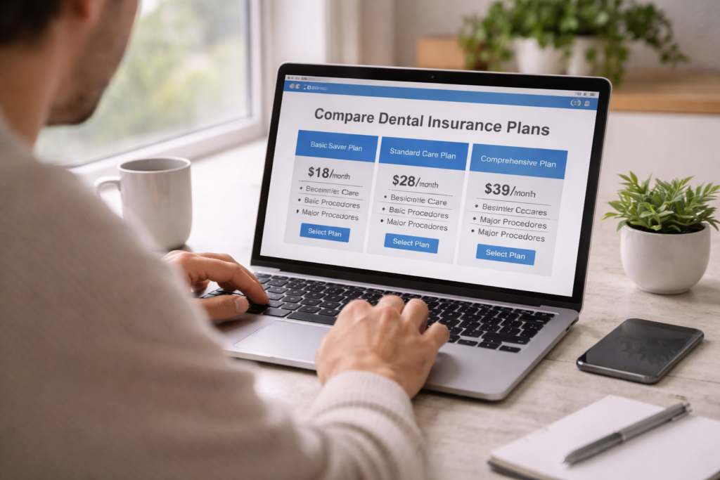 dental insurance that covers major work with no waiting period