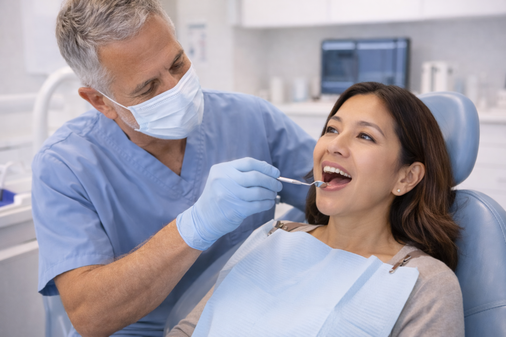 individual dental exam preventive care visit