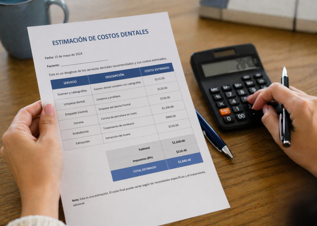 costos dentales sin seguro estimacion tratamiento dental precios